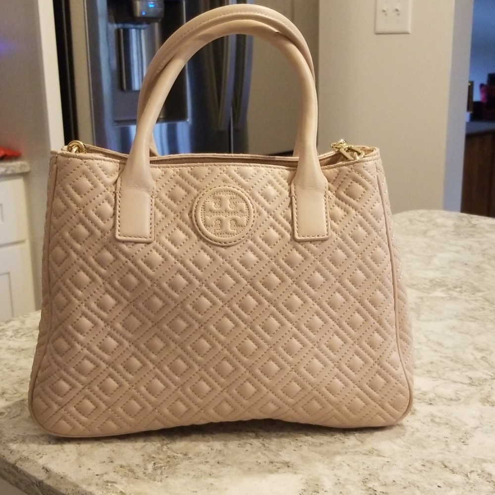 Tory Burch Handbag shoulder bag in light oak